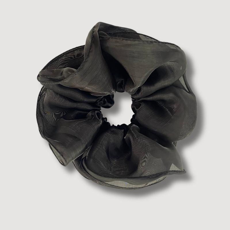 Sheer Floating Scrunchie in Midnight Magic